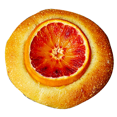 ブラッドオレンジクリームぱん