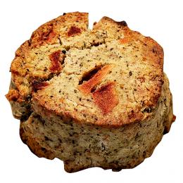 紅茶とドライアップルスコーン