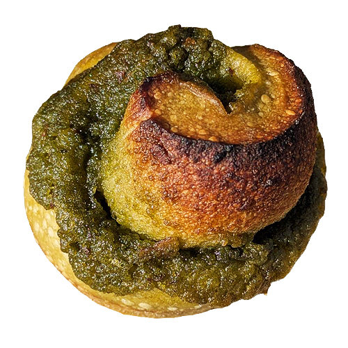 ほうれん草とさつまいもクリームロール